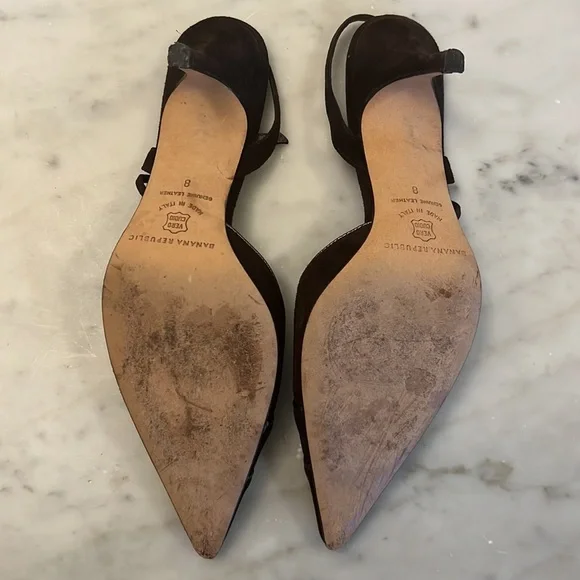 Banana Republic Suede Heels - Picture 5 of 5